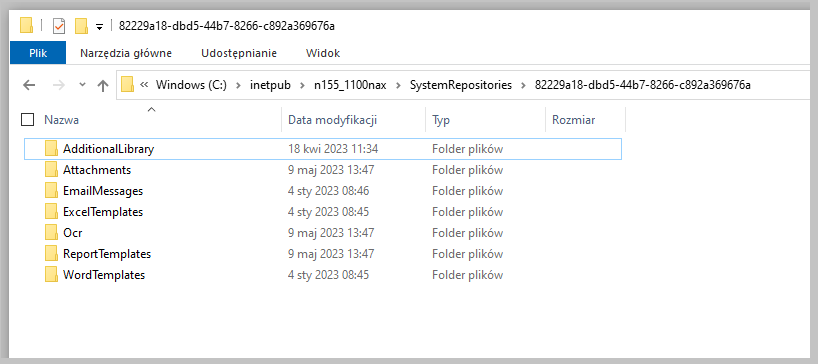Struktura repozytoriów, ścieżki względne
