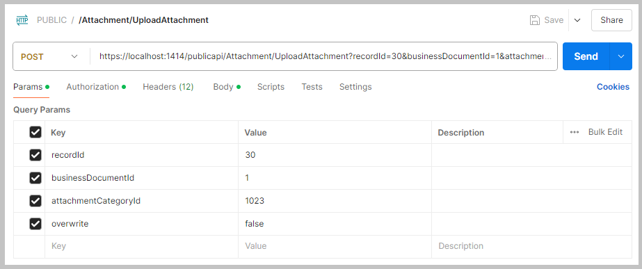 Endpoint /Attachment/UploadAttachment - parametry