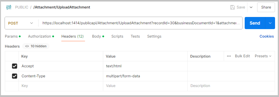 Endpoint /Attachment/UploadAttachment - nagłówki