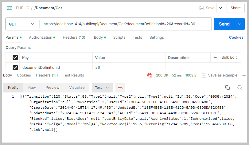 Endpoint /Document/Get