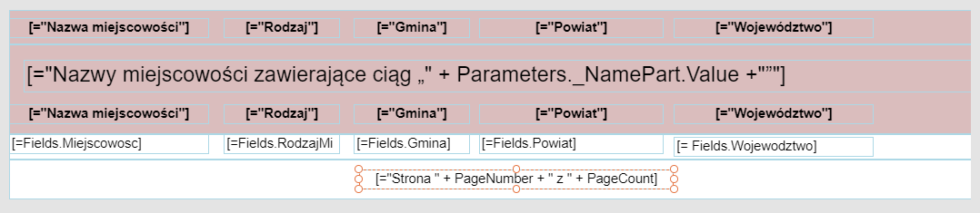 Projekt prostego raportu